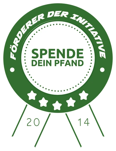 Kooperationssiegel von Spende Dein Pfand für Partnerbetriebe